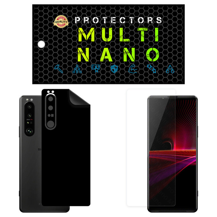 محافظ صفحه نمایش مولتی نانو مدل X-SFM مناسب برای گوشی موبایل سونی Xperia 1 III به همراه برچسب پوششی