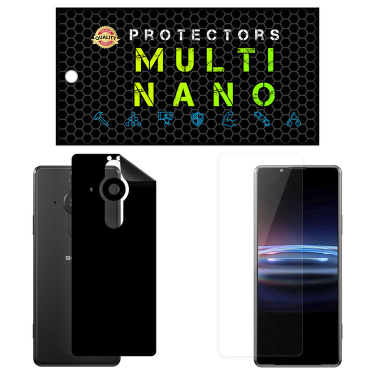 محافظ صفحه نمایش مولتی نانو مدل X-SFM مناسب برای گوشی موبایل سونی Xperia Pro I به همراه برچسب پوششی