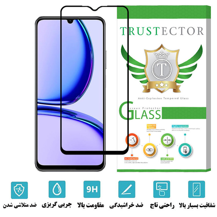 محافظ صفحه نمایش سرامیکی تراستکتور مدل CERAMT مناسب برای گوشی موبایل ریلمی C53