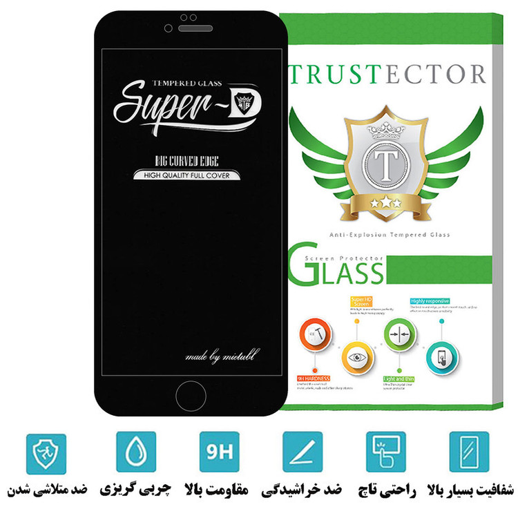 محافظ صفحه نمایش تراستکتور مدل SUPERPLUST مناسب برای گوشی موبایل اپل iPhone 6 Plus