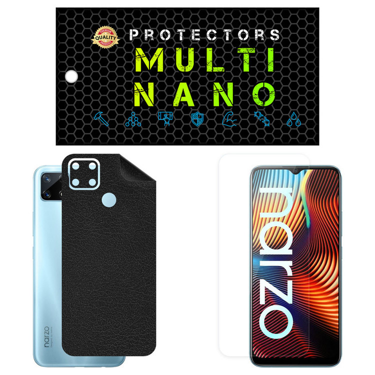 محافظ صفحه نمایش مولتی نانو مدل X-SFL مناسب برای گوشی موبایل ریلمی Narzo 20 به همراه برچسب پوششی