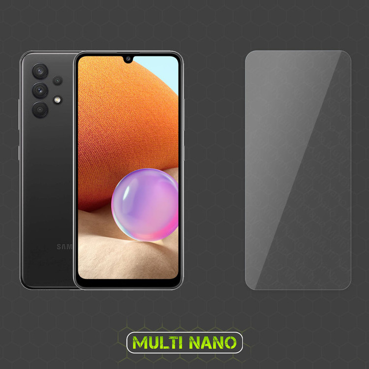 محافظ صفحه نمایش مولتی نانو مدل X-SFL مناسب برای گوشی موبایل سامسونگ Galaxy A32 به همراه برچسب پوششی