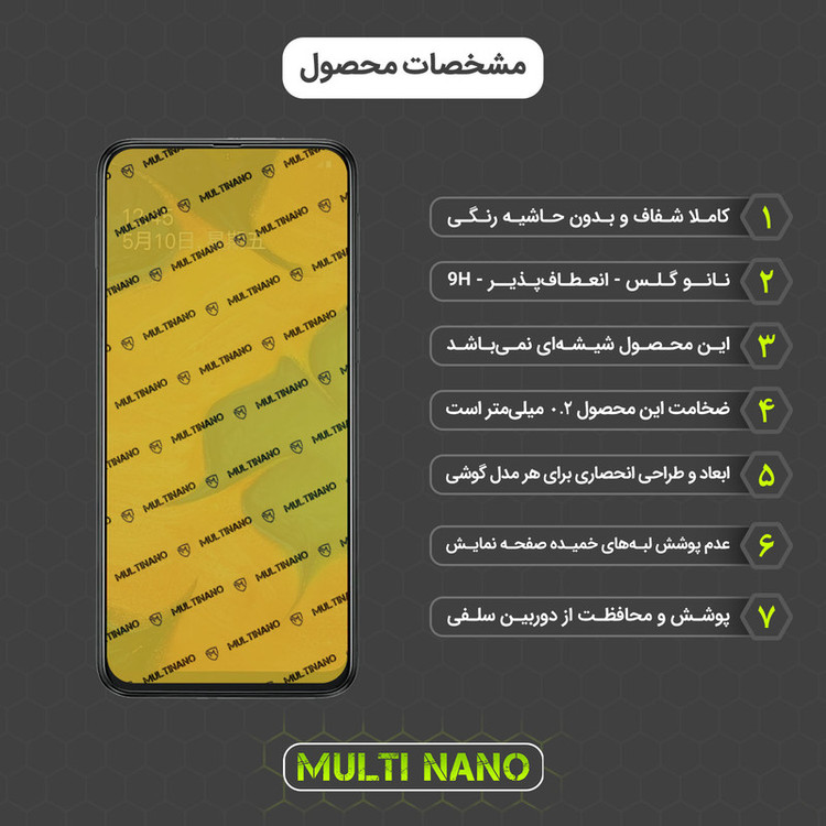 محافظ صفحه نمایش مولتی نانو مدل X-SFL مناسب برای گوشی موبایل سامسونگ Galaxy A40s به همراه برچسب پوششی