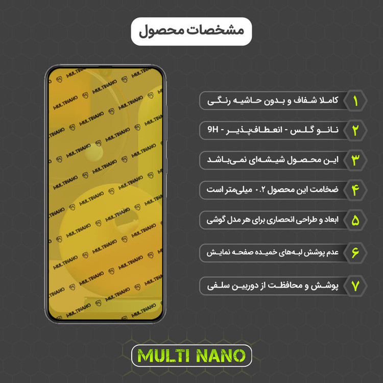 محافظ صفحه نمایش مولتی نانو مدل X-SFL مناسب برای گوشی موبایل سامسونگ Galaxy A50s به همراه برچسب پوششی