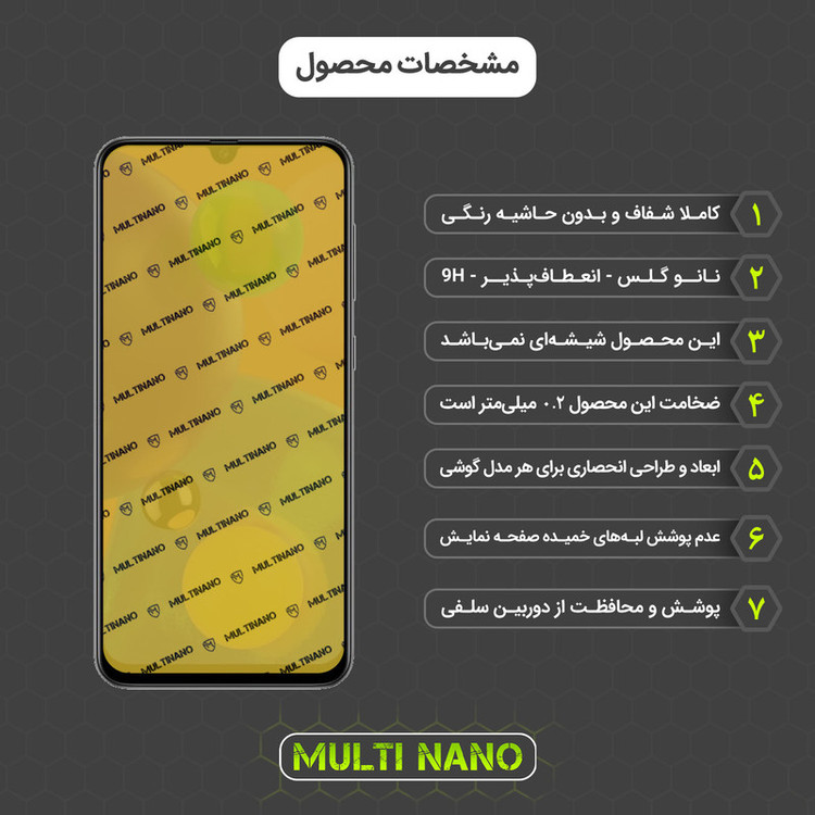 محافظ صفحه نمایش مولتی نانو مدل X-SFL مناسب برای گوشی موبایل سامسونگ Galaxy A70s به همراه برچسب پوششی