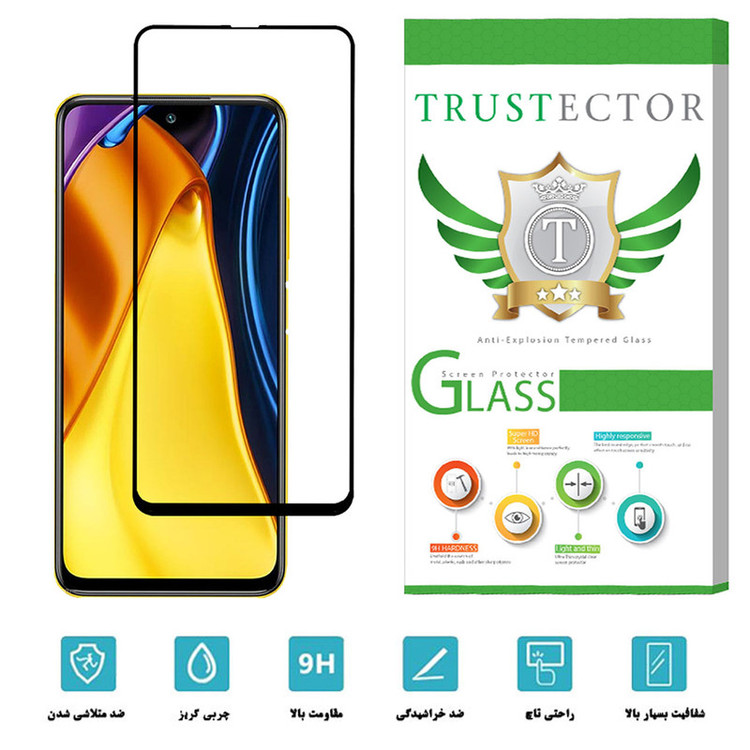 محافظ صفحه نمایش تراستکتور مدل GSS مناسب برای گوشی موبایل شیائومی Poco M3 Pro