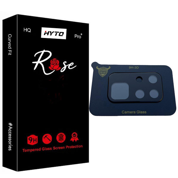 محافظ لنز دوربین هیتو مدل 3D Tempered Rose مناسب برای گوشی موبایل شیائومی Poco M4 Pro
