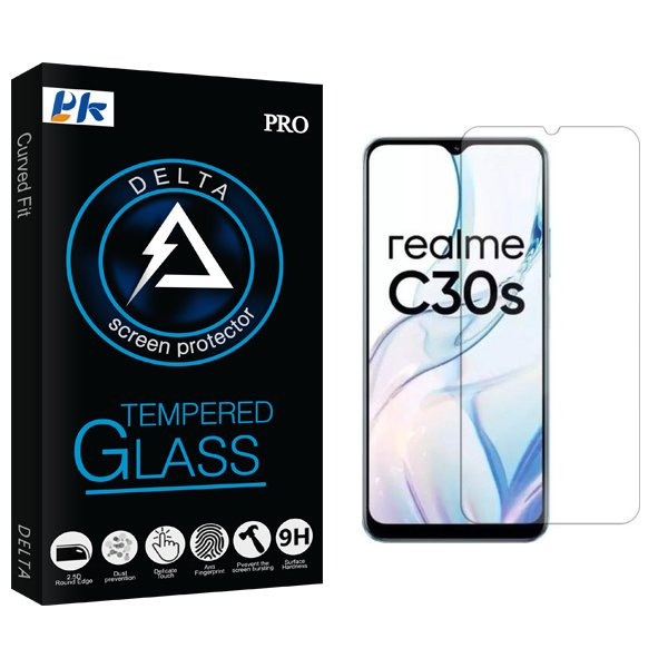 محافظ صفحه نمایش پی کی مدل Delta مناسب برای گوشی موبایل ریلمی C30s