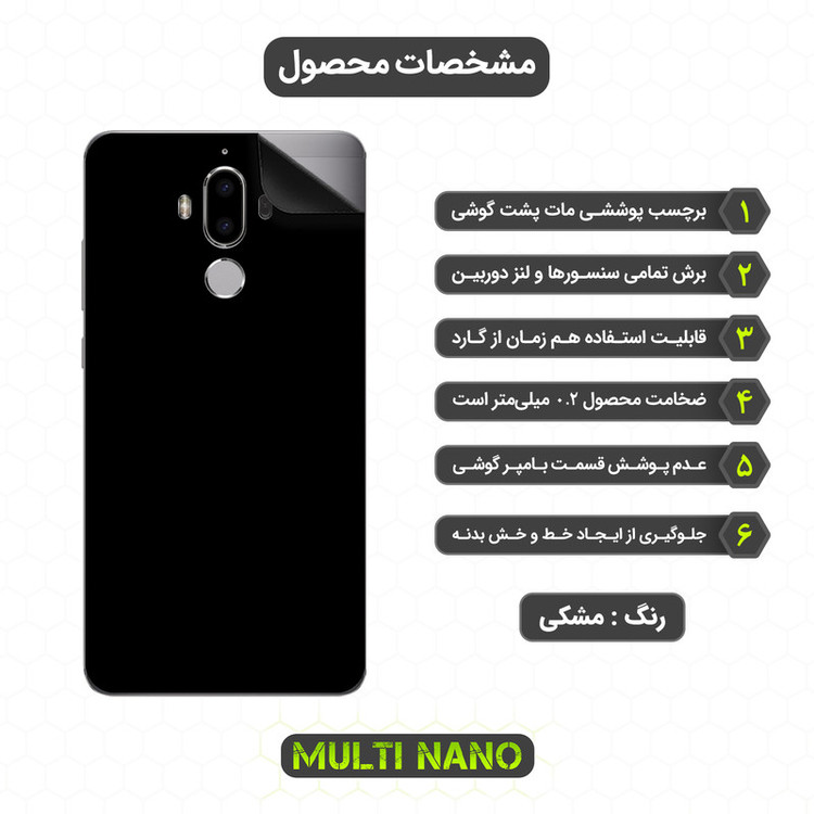 محافظ صفحه نمایش مولتی نانو مدل X-SFM مناسب برای گوشی موبایل هوآوی Mate 9 به همراه برچسب پوششی