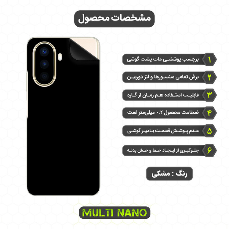 محافظ صفحه نمایش مولتی نانو مدل X-SFM مناسب برای گوشی موبایل هوآوی nova Y71 به همراه برچسب پوششی
