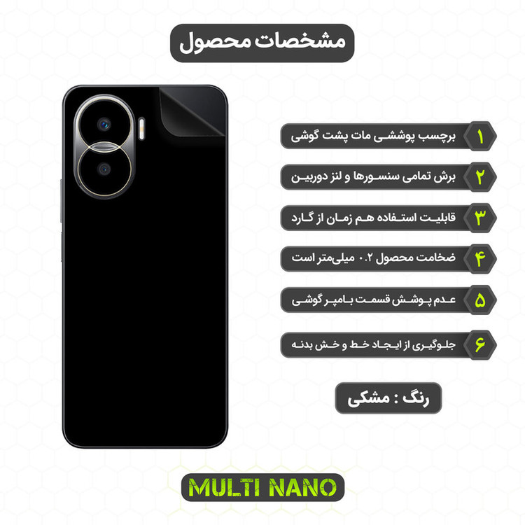 محافظ صفحه نمایش مولتی نانو مدل X-SFM مناسب برای گوشی موبایل آنر X40i به همراه برچسب پوششی