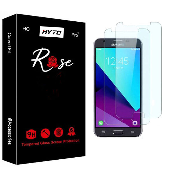 محافظ صفحه نمایش شیشه ای هیتو مدل Rose Titan Shield مناسب برای گوشی موبایل سامسونگ Galaxy J3 2018 بسته دو عددی