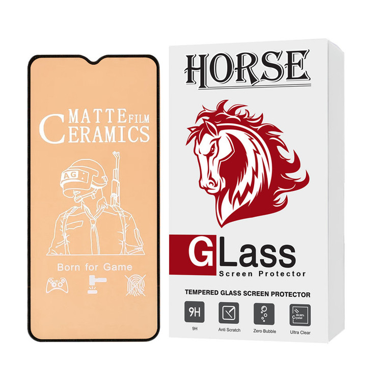 محافظ صفحه نمایش مات هورس مدل CERAMICH مناسب برای گوشی موبایل سامسونگ Galaxy A12 / A12 Nacho / M12 / M13 / A13 4G / A13 5G / A04 / A04s / A04e / A04 Core / M04 / A23 4G / A23 5G / M23