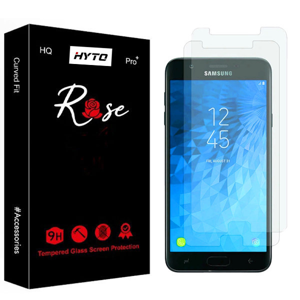 محافظ صفحه نمایش شیشه ای هیتو مدل Rose EasyGuard مناسب برای گوشی موبایل سامسونگ Galaxy J7 Max 2018 بسته دو عددی