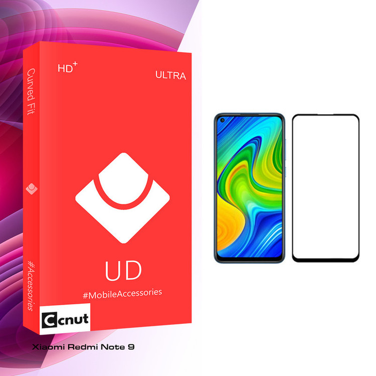 محافظ صفحه نمایش کوکونات مدل UD Glass مناسب برای گوشی موبایل شیائومی Redmi Note 9