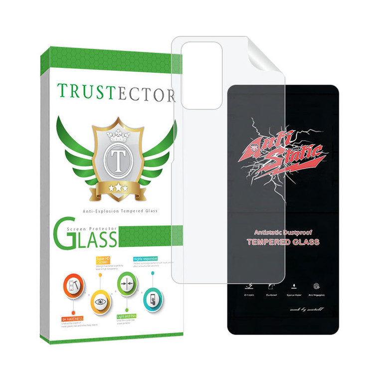 محافظ صفحه نمایش تراستکتور مدل ANTNABKTR مناسب برای گوشی موبایل شیائومی Redmi Note 10 Pro 4G / Redmi Note 10 Pro Max به همراه محافظ پشت گوشی