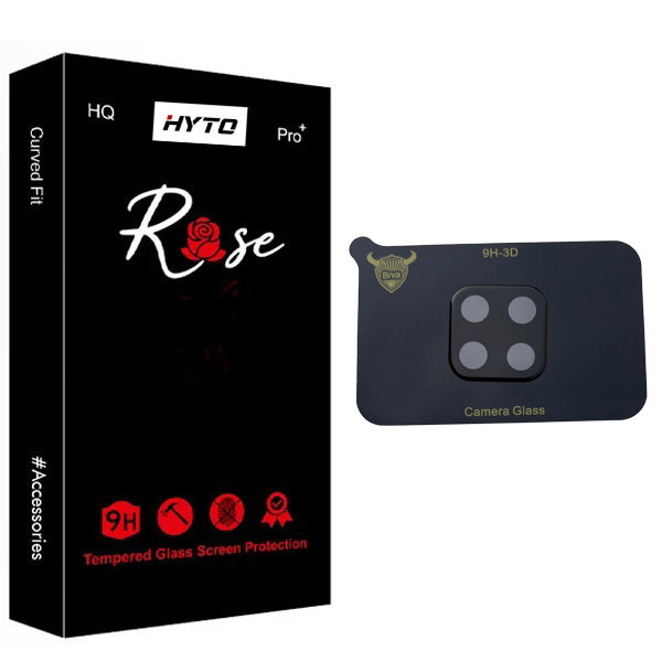 محافظ لنز دوربین هیتو مدل Rose 3D Carbon مناسب برای گوشی موبایل سامسونگ Galaxy A22 5G