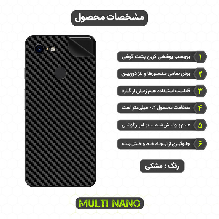محافظ صفحه نمایش مولتی نانو مدل X-SFC مناسب برای گوشی موبایل گوگل Pixel 3 به همراه برچسب پوششی