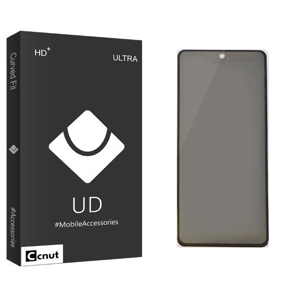 محافظ صفحه نمایش حریم شخصی کوکونات مدل UD Black مناسب برای گوشی موبایل شیائومی Redmi Note 9 Pro