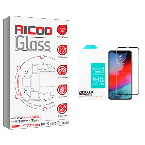 محافظ صفحه نمایش مات ریکوو مدل +HD مناسب برای گوشی موبایل اپل Iphone X/ Xs