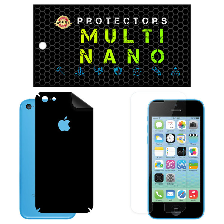 محافظ صفحه نمایش مولتی نانو مدل X-SFM مناسب برای گوشی موبایل اپل iPhone 5C به همراه برچسب پوششی