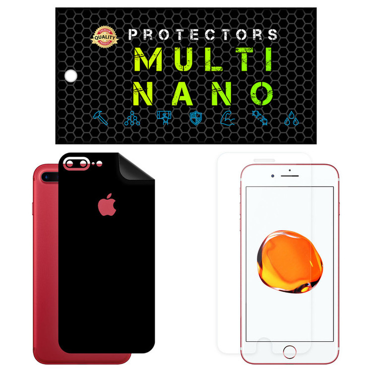 محافظ صفحه نمایش مولتی نانو مدل X-SFM مناسب برای گوشی موبایل اپل iPhone 7 Plus به همراه برچسب پوششی