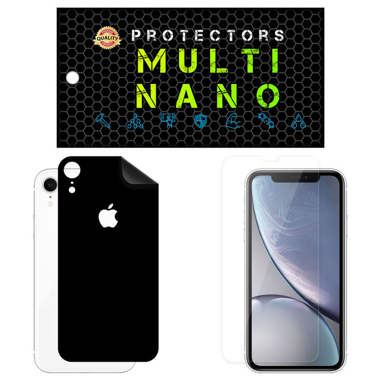 محافظ صفحه نمایش مولتی نانو مدل X-SFM مناسب برای گوشی موبایل اپل iPhone XR به همراه برچسب پوششی