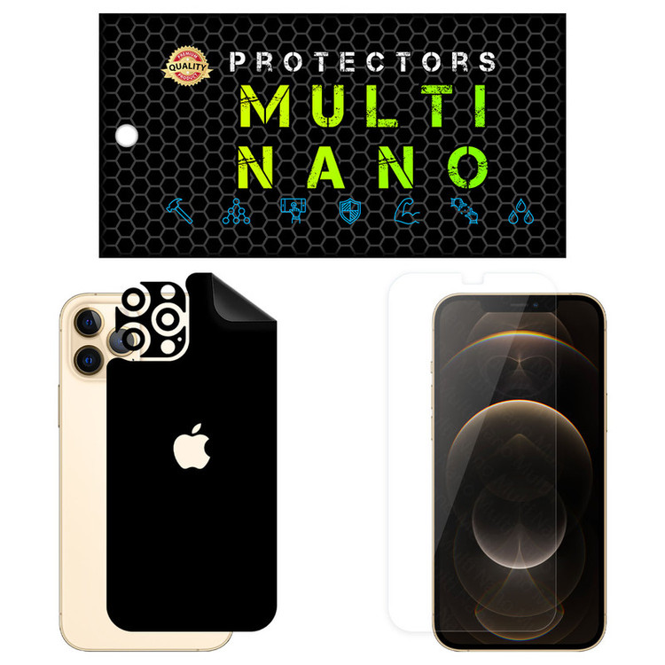 محافظ صفحه نمایش مولتی نانو مدل X-SFM مناسب برای گوشی موبایل اپل iPhone 12 Pro Max به همراه برچسب پوششی