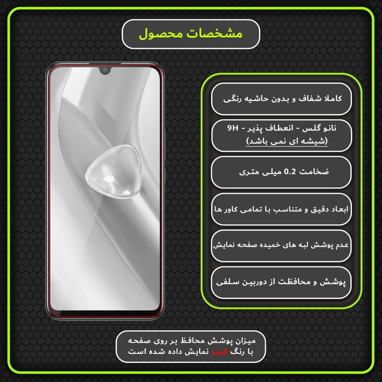 محافظ صفحه نمایش مولتی نانو مدل X-S2N مناسب برای گوشی موبایل هوآوی Nova 8 SE بسته دو عددی