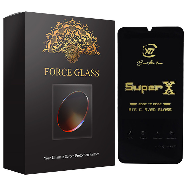 محافظ صفحه نمایش فورس گلس مدل Super X مناسب برای گوشی موبایل شیائومی Redmi Note 13 4G
