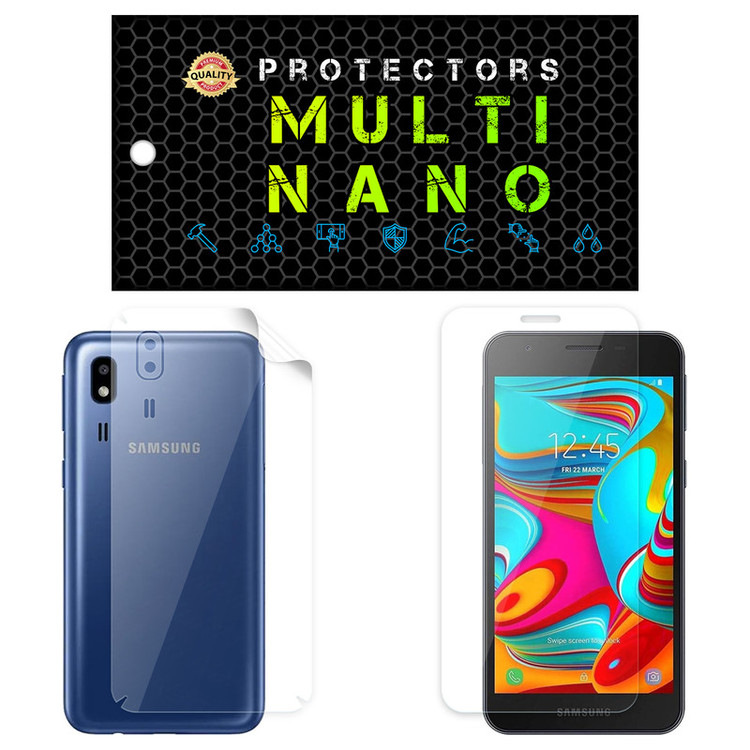 محافظ صفحه نمایش مولتی نانو مدل X-SFT مناسب برای گوشی موبایل سامسونگ Galaxy A2 Core به همراه محافظ پشت