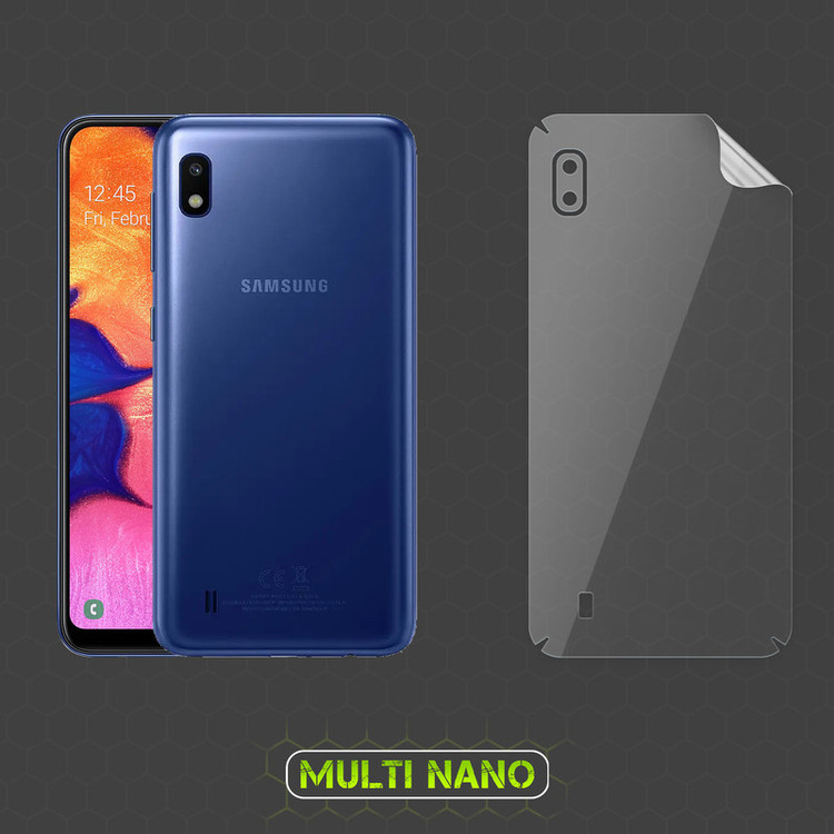 محافظ صفحه نمایش مولتی نانو مدل X-SFT مناسب برای گوشی موبایل سامسونگ Galaxy A10 به همراه محافظ پشت
