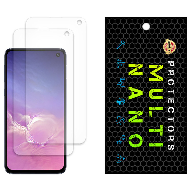 محافظ صفحه نمایش مات مولتی نانو مدل X-S2M مناسب برای گوشی موبایل سامسونگ Galaxy S10e بسته دو عددی