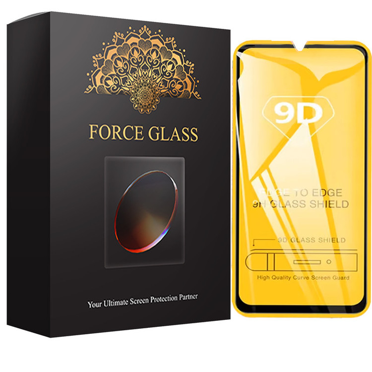 محافظ صفحه نمایش فورس گلس مدل 9DFulGlass مناسب برای گوشی موبایل سامسونگ Galaxy J6