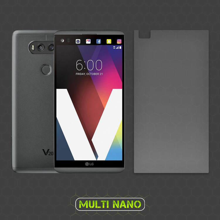 محافظ صفحه نمایش مات مولتی نانو مدل X-S2M مناسب برای گوشی موبایل ال جی V20 بسته دو عددی