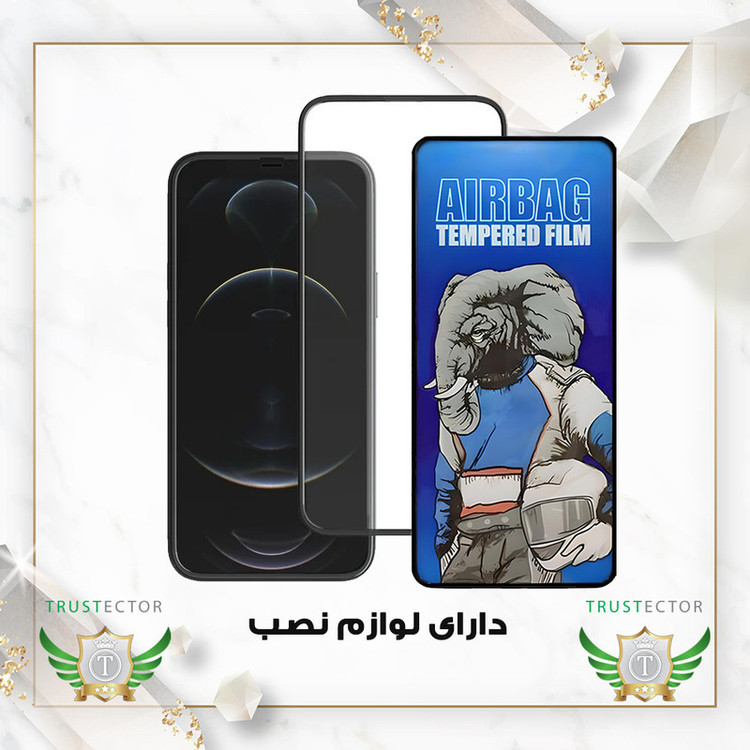 محافظ صفحه نمایش تراستکتور مدل AIRSLNWTR مناسب برای گوشی موبایل اپل iPhone 12 Pro / iPhone 12