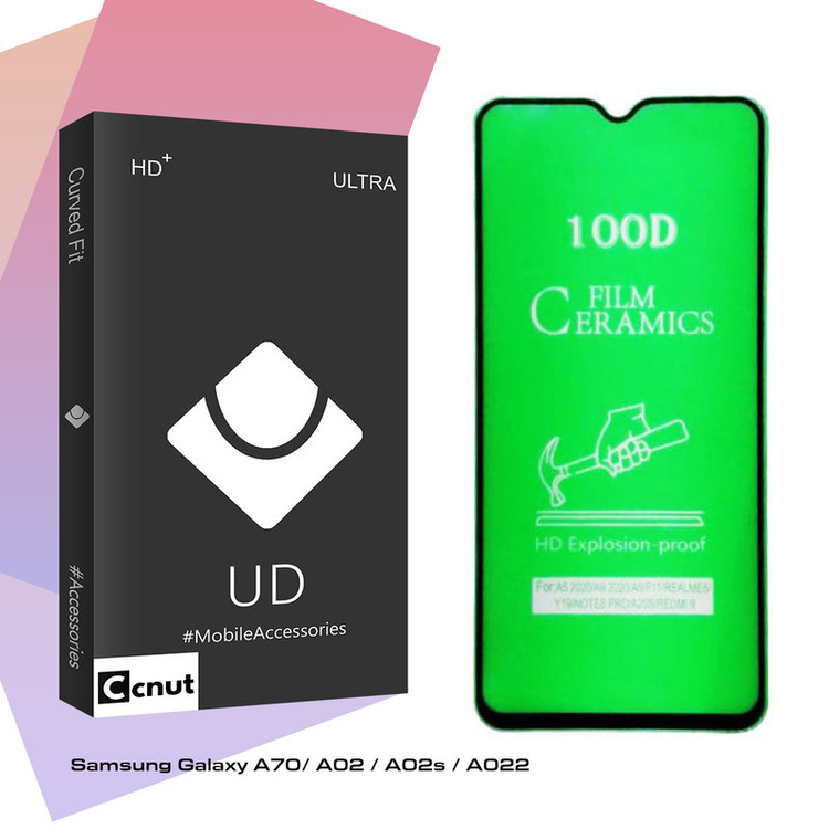 محافظ صفحه نمایش سرامیکی کوکونات مدل UD Black مناسب برای گوشی موبایل سامسونگ Galaxy A70/ A02 / A02s / A022