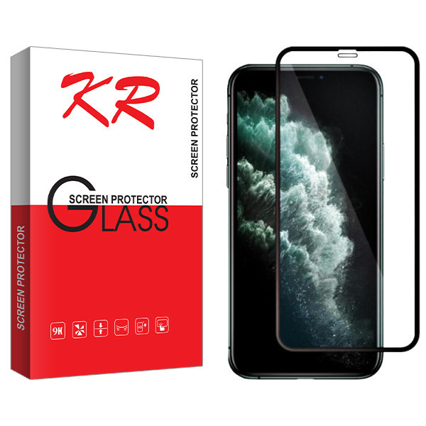 محافظ صفحه نمایش سرامیکی کی آر مدل +HD مناسب برای گوشی موبایل اپل Iphone 11 pro