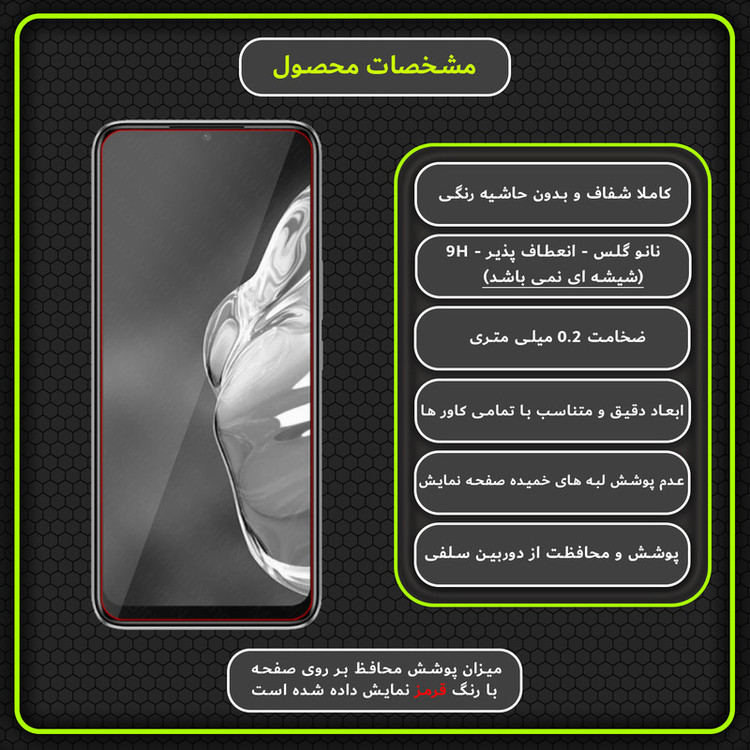 محافظ صفحه نمایش مولتی نانو مدل X-S2N مناسب برای گوشی موبایل اینفینیکس Hot 10T بسته دو عددی