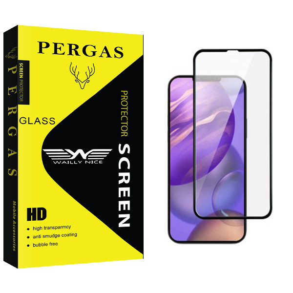 محافظ صفحه نمایش وایلی نایس مدل Pergas Glass مناسب برای گوشی موبایل اپل iPhone 12 pro max