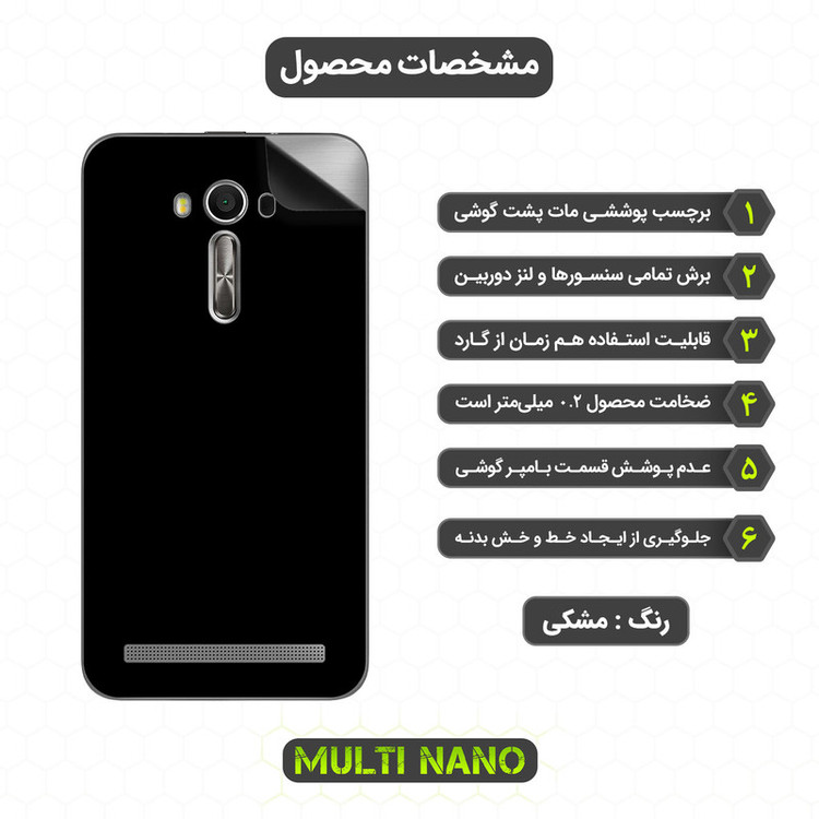 محافظ صفحه نمایش مولتی نانو مدل X-SFM مناسب برای گوشی موبایل ایسوس Zenfone 2 Laser 5.5 in / ZE550KL / ZE551KL به همراه برچسب پوششی