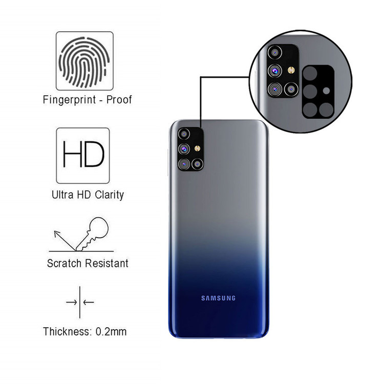 محافظ لنز دوربین گلس استار مدل LFUL مناسب برای گوشی موبایل سامسونگ Galaxy M31s