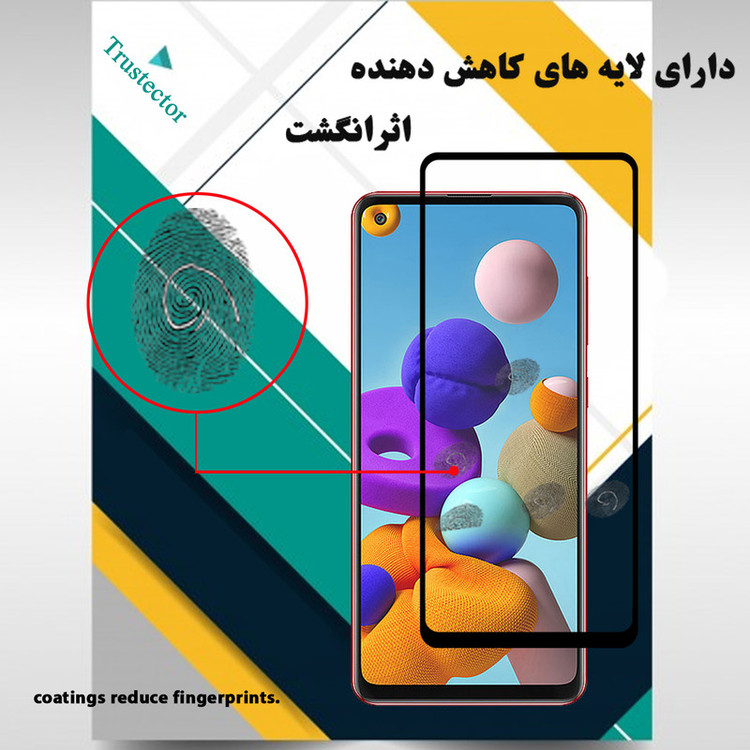 محافظ صفحه نمایش تراستکتور مدل GSS مناسب برای گوشی سامسونگ Galaxy A21s بسته 3 عددی
