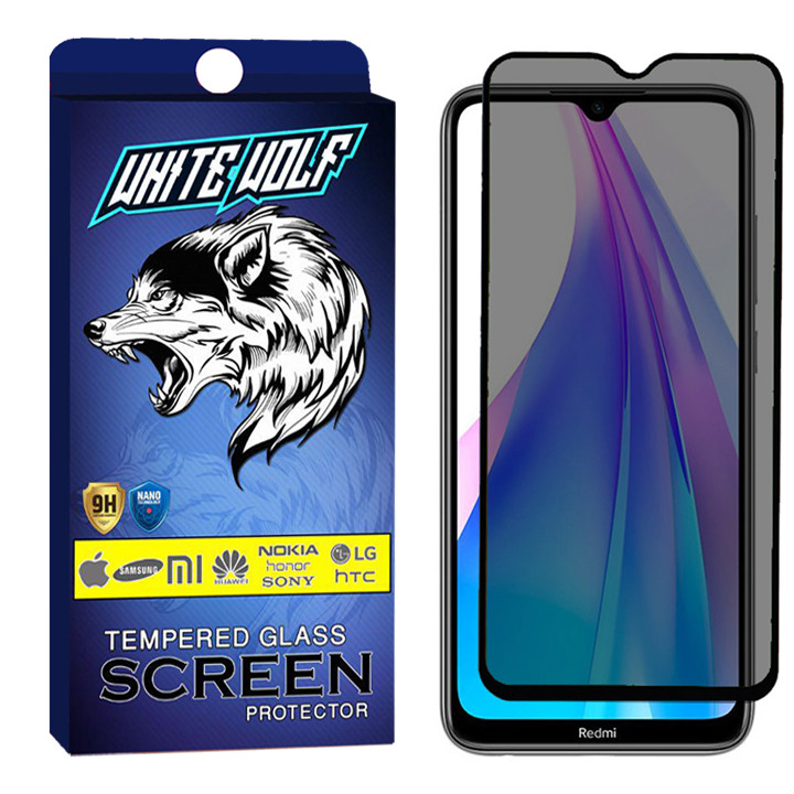 محافظ صفحه نمایش وایت ولف مدل WGP2 مناسب برای گوشی موبایل شیائومی  Redmi note 8