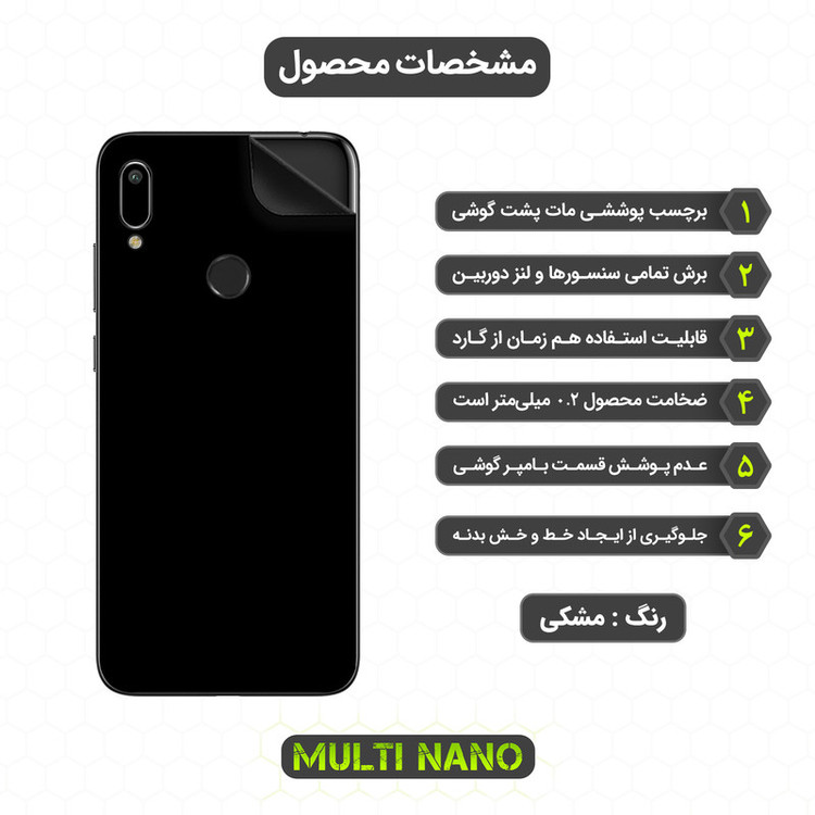 محافظ صفحه نمایش مولتی نانو مدل X-SFM مناسب برای گوشی موبایل هوآوی Y6 2019 به همراه برچسب پوششی