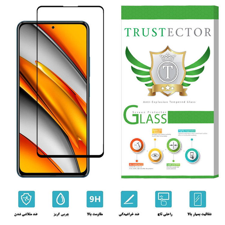 محافظ صفحه نمایش سرامیکی تراستکتور مدل CMC-T مناسب برای گوشی موبایل شیائومی Poco F3