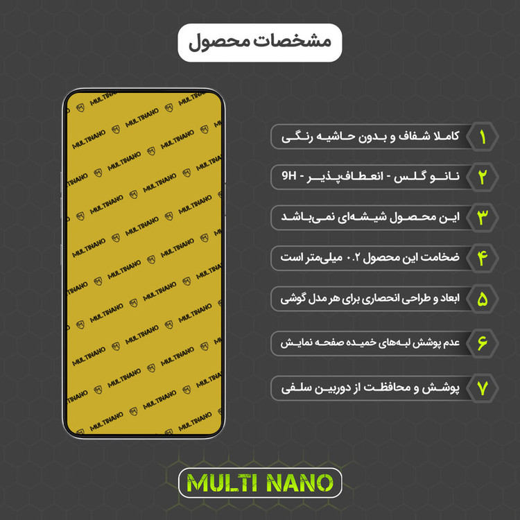محافظ صفحه نمایش مولتی نانو مدل X-SFC مناسب برای گوشی موبایل ال جی K62 به همراه برچسب پوششی