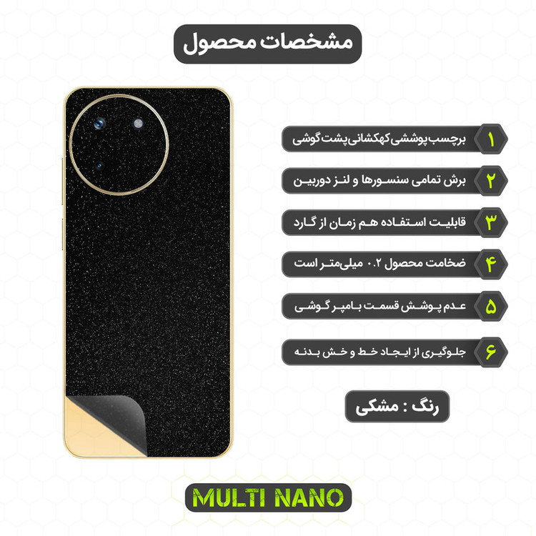 برچسب پوششی مولتی نانو مدل X-F1G مناسب برای گوشی موبایل ریلمی 11 4G