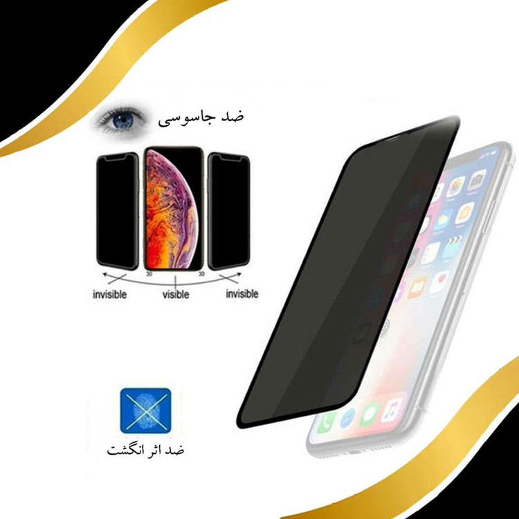 محافظ صفحه نمایش سرامیکی حریم شخصی گلس استار مدل PRCGA مناسب برای گوشی موبایل اپل iPhone 6 Plus