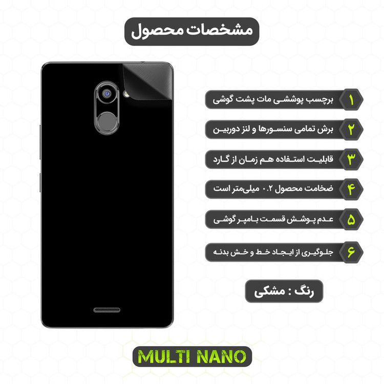 محافظ صفحه نمایش مولتی نانو مدل X-SFM مناسب برای گوشی موبایل اینفینیکس Hot 4 به همراه برچسب پوششی
